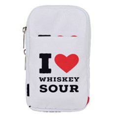 I Love Whiskey Sour Waist Pouch (large) by ilovewhateva