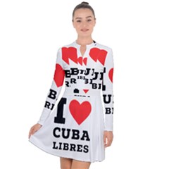 I Love Cuba Libres  Long Sleeve Panel Dress by ilovewhateva