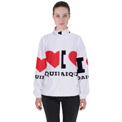 I Love Daiquiri Women s High Neck Windbreaker by ilovewhateva