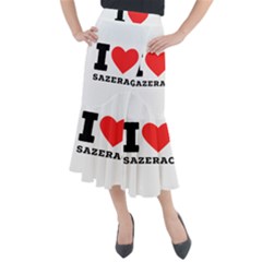 I Love Sazerac Midi Mermaid Skirt by ilovewhateva
