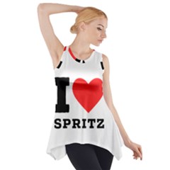 I Love Spritz Side Drop Tank Tunic by ilovewhateva