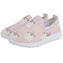 Pattern Pink Cute Sweet Fur Cats Kids  Slip On Sneakers View2