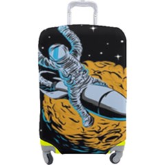 Astronaut Planet Space Science Luggage Cover (large) by Salman4z