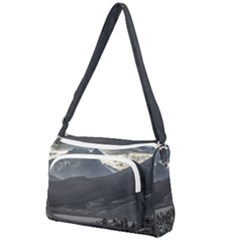 Nature s Symphony: A Portrait Of Ushuaia s Wild Beauty  Front Pocket Crossbody Bag by dflcprintsclothing