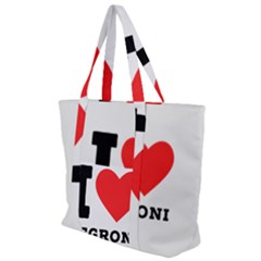 I Love Negroni Zip Up Canvas Bag by ilovewhateva