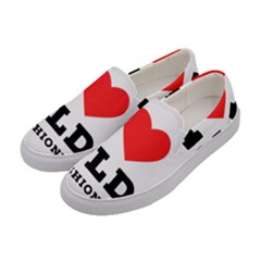 I Love Old Fashioned Women s Canvas Slip Ons by ilovewhateva