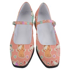 Cute-kawaii-kittens-seamless-pattern Women s Mary Jane Shoes by Salman4z