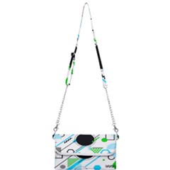 Geometric-shapes-background Mini Crossbody Handbag by Salman4z