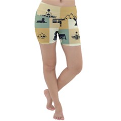 Egyptian-flat-style-icons Lightweight Velour Yoga Shorts by Salman4z