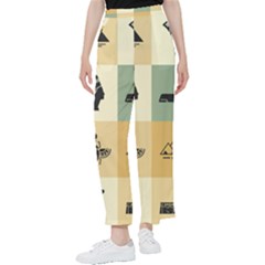 Egyptian-flat-style-icons Women s Pants  by Salman4z