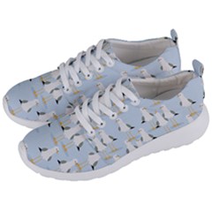 Cute-seagulls-seamless-pattern-light-blue-background Men s Lightweight Sports Shoes by Salman4z