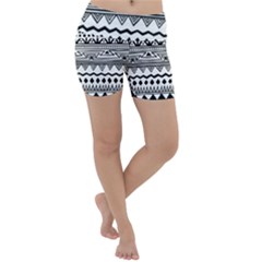 Boho-style-pattern Lightweight Velour Yoga Shorts by Salman4z