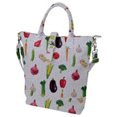 Vegetable Buckle Top Tote Bag by SychEva