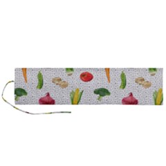 Vegetable Roll Up Canvas Pencil Holder (l) by SychEva