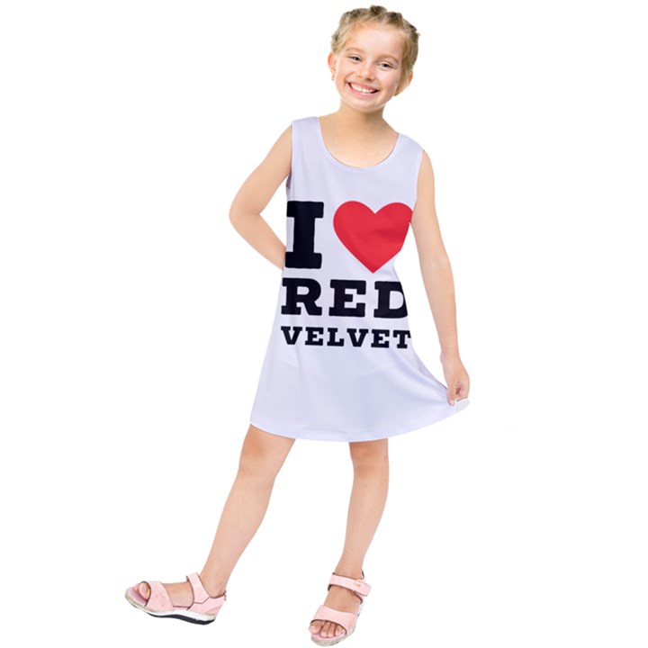 I love red velvet Kids  Tunic Dress