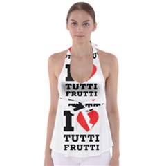 I Love Tutti Frutti Babydoll Tankini Top by ilovewhateva