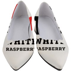 I Love White Raspberry Women s Block Heels  by ilovewhateva