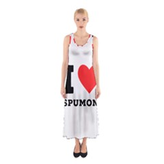 I Love Spumoni Sleeveless Maxi Dress by ilovewhateva