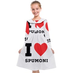 I Love Spumoni Kids  Midi Sailor Dress by ilovewhateva