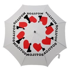 I Love Mojitos  Hook Handle Umbrellas (small) by ilovewhateva