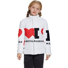 I Love Margaritas Kids  Puffer Bubble Jacket Coat by ilovewhateva