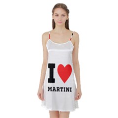 I Love Martini Satin Night Slip by ilovewhateva