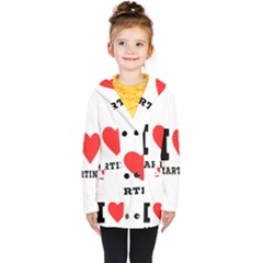 I Love Martini Kids  Double Breasted Button Coat by ilovewhateva