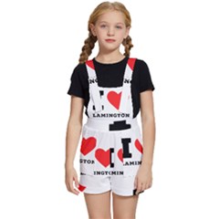 I Love Lamington Kids  Short Overalls by ilovewhateva