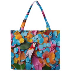 Confetti Tropical Ocean Themed Background Abstract Mini Tote Bag by Ravend