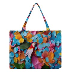 Confetti Tropical Ocean Themed Background Abstract Medium Tote Bag by Ravend