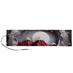 Christmas Wreath Winter Festive Season Nature Roll Up Canvas Pencil Holder (l) by Ravend