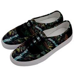 Jungle Tropical Trees Waterfall Plants Papercraft Men s Classic Low Top Sneakers