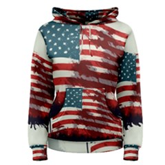 Patriotic Usa United States Flag Old Glory Women s Pullover Hoodie