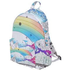 Rainbow Fun Cute Minimal Doodle Drawing The Plain Backpack