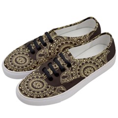 Hamsa-hand-drawn-symbol-with-flower-decorative-pattern Women s Classic Low Top Sneakers by Salman4z