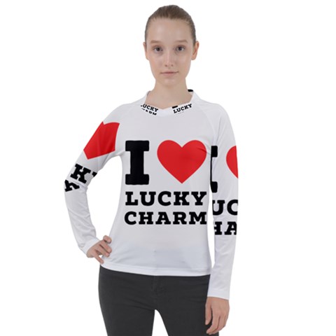 I Love Lucky Charm Women s Pique Long Sleeve Tee by ilovewhateva