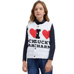 I Love Lucky Charm Kid s Short Button Up Puffer Vest	 by ilovewhateva