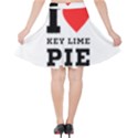 I love key lime pie Velvet High Waist Skirt View2