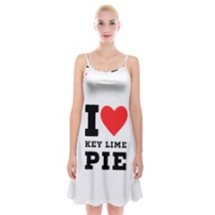 I Love Key Lime Pie Spaghetti Strap Velvet Dress by ilovewhateva