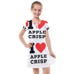 I Love Apple Crisp Kids  Cross Web Dress by ilovewhateva