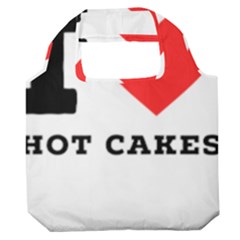 I Love Hot Cakes Premium Foldable Grocery Recycle Bag by ilovewhateva