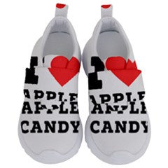 I Love Apple Candy Kids  Velcro No Lace Shoes by ilovewhateva