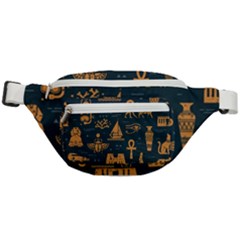 Dark-seamless-pattern-symbols-landmarks-signs-egypt Fanny Pack by Salman4z