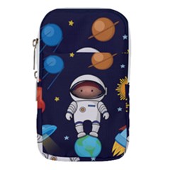 Boy-spaceman-space-rocket-ufo-planets-stars Waist Pouch (large) by Salman4z