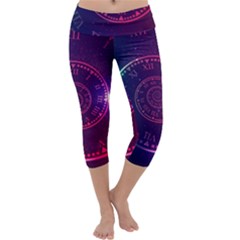 Time-machine Capri Yoga Leggings by Salman4z