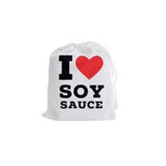 I Love Soy Sauce Drawstring Pouch (small) by ilovewhateva