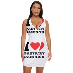 I Love Pastry Danish Draped Bodycon Dress by ilovewhateva