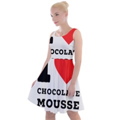 I Love Chocolate Mousse Knee Length Skater Dress by ilovewhateva