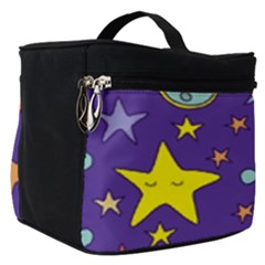 Card-with-lovely-planets Make Up Travel Bag (small)