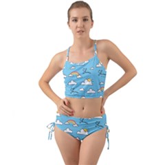 Sky-pattern Mini Tank Bikini Set by Salman4z